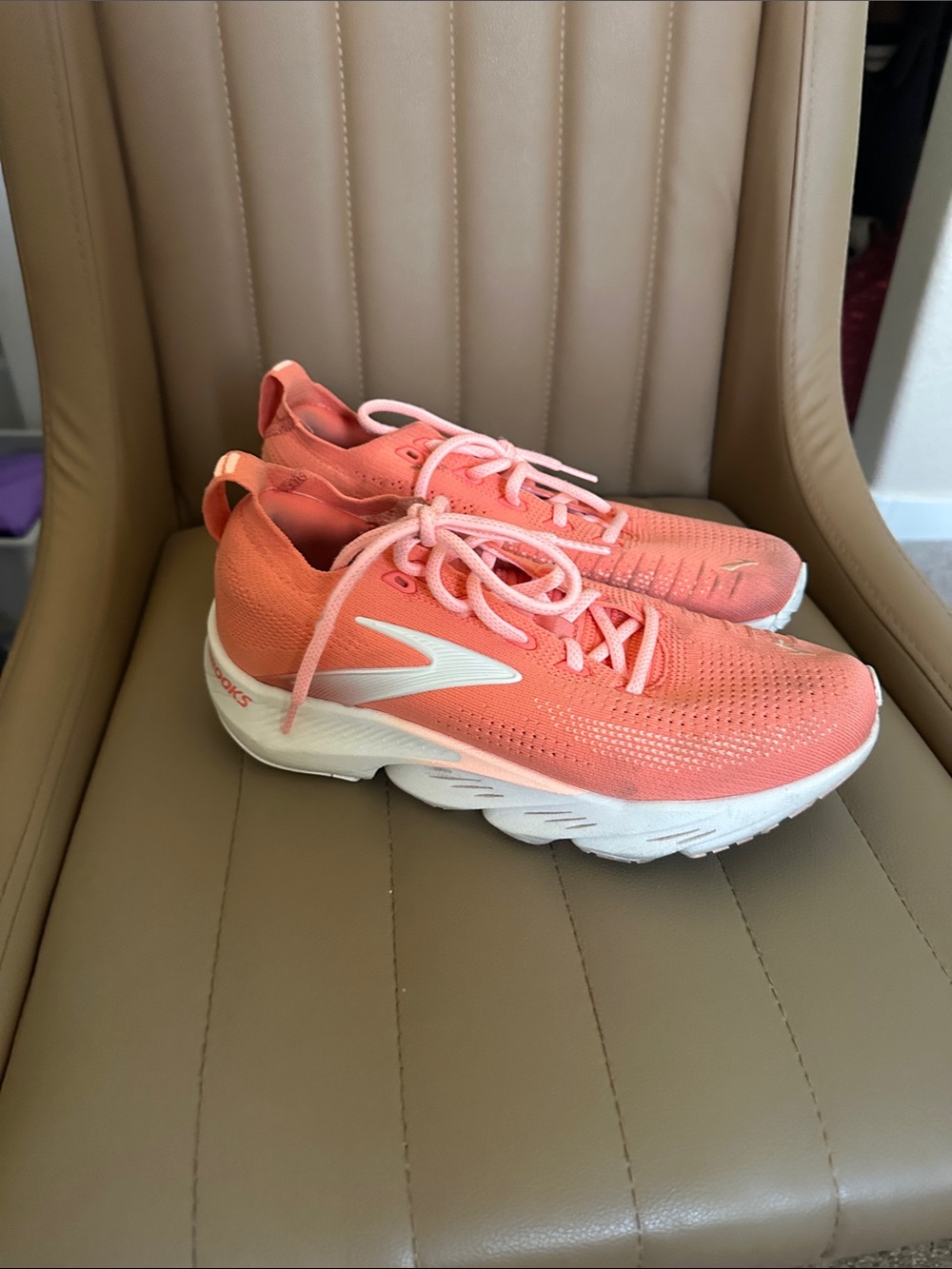 Brooks Women's Coral/Pink Running Sneakers